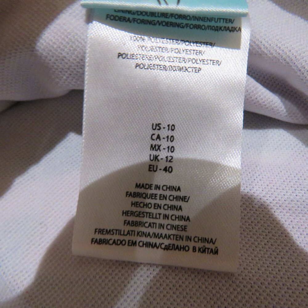 BETTY'S BEACH BUNGALOW Floral Halter Neck One Piece Swimsuit Size 10 Pink Purple - Picture 12 of 12